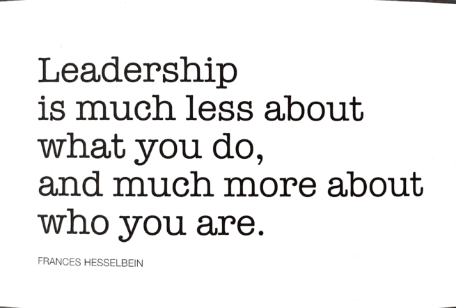 Leadership Is Much Less About What You Do