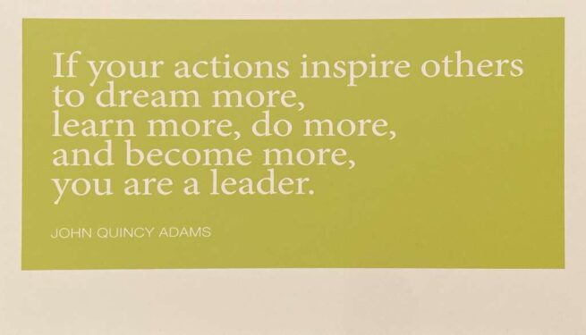 If Your Actions Inspire Other